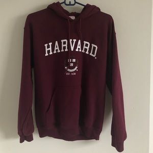 Harvard crimson pullover hoodie